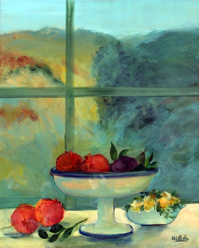 Interior with Window and Bowl by Marisa Leon